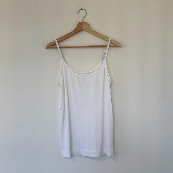 Vanity Fair Women's 2XL White Nylon Adjustable Strap Camisole Tank Top - Picture 1 of 7